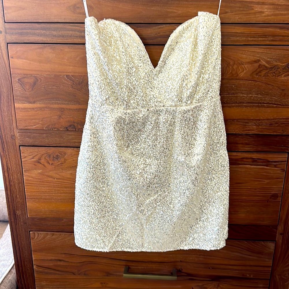 REVOLVE MadebyILA glitter mini dress